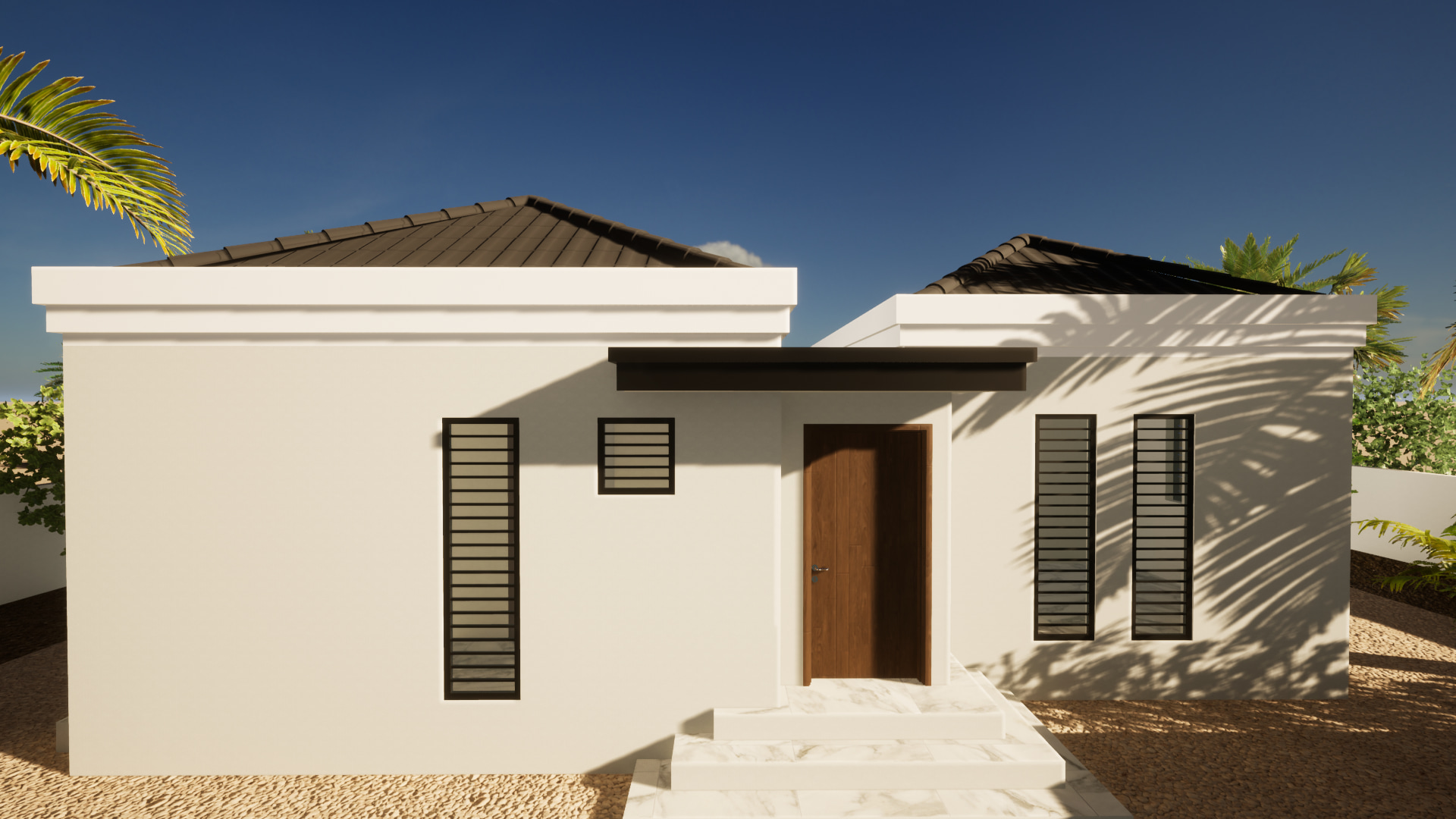 Modelwoning 3, achteraanzicht