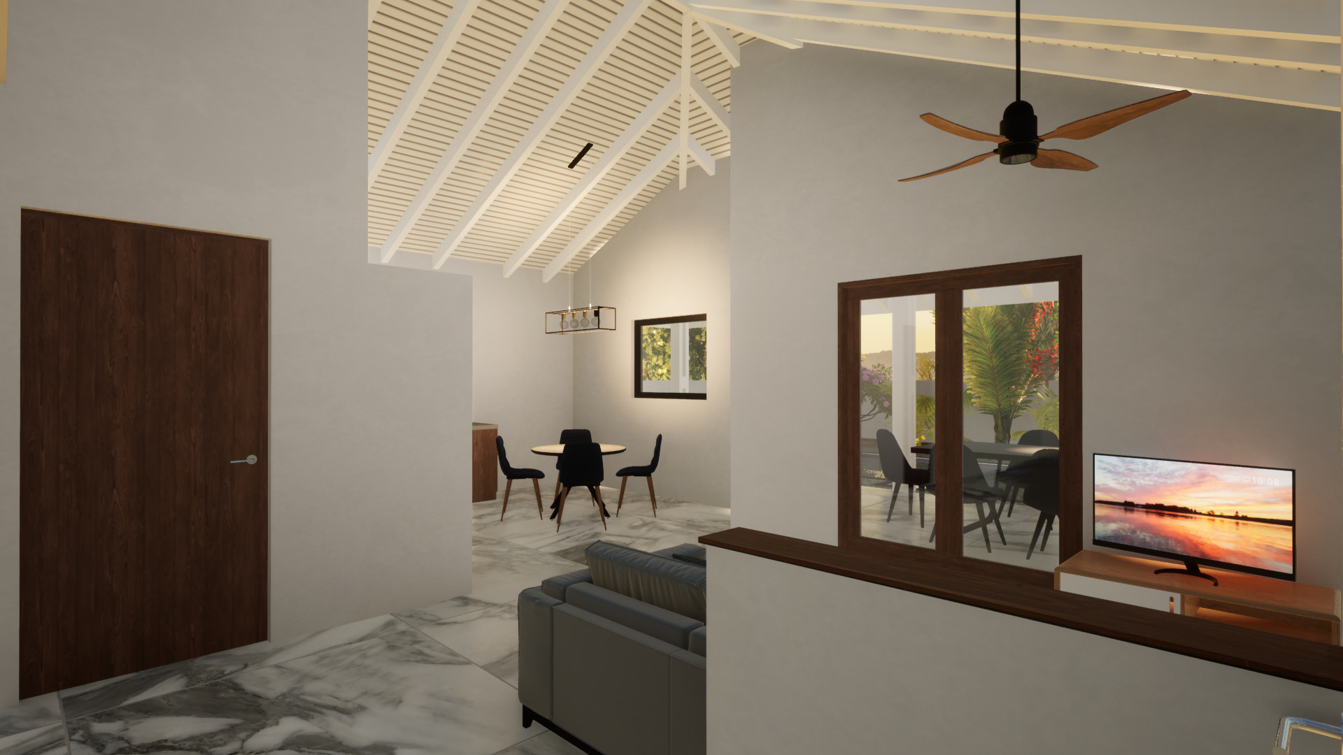 Modelwoning 2, woonkamer