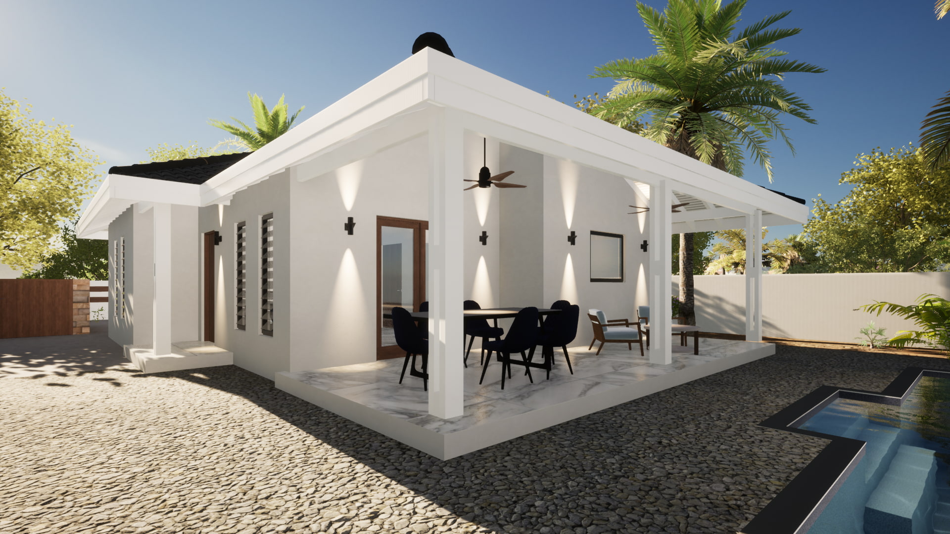 Modelwoning 2, zijaanzicht