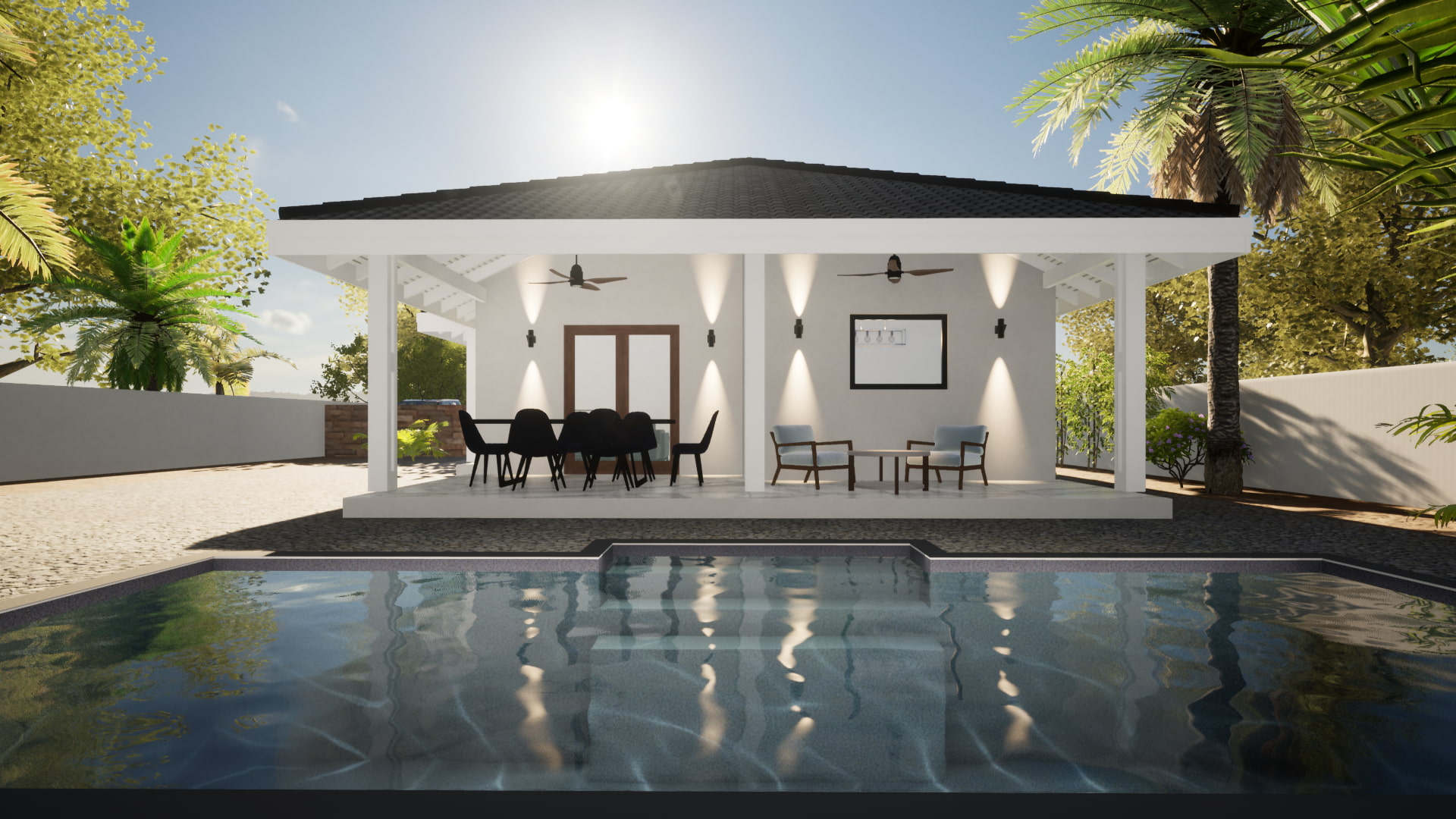 Modelwoning 2, including pool