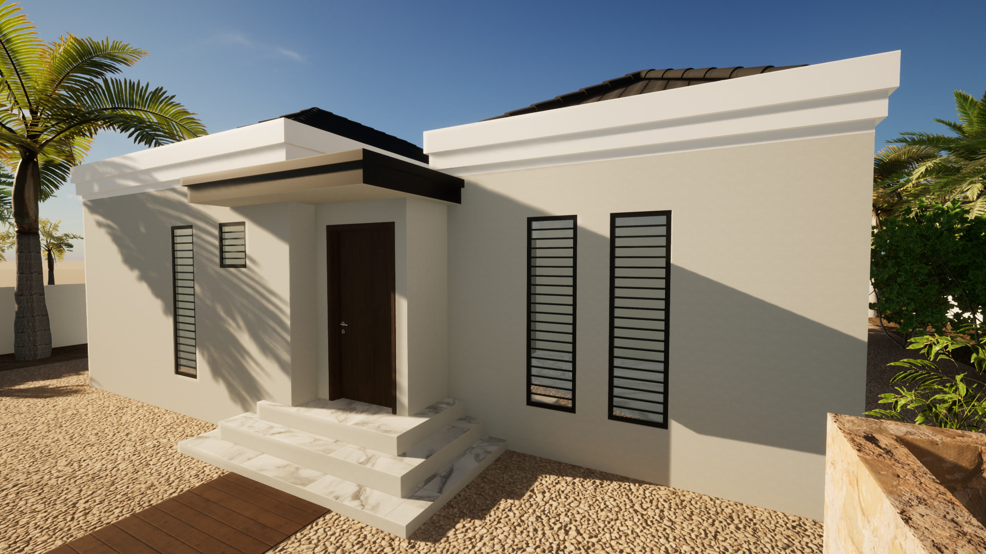 Modelwoning 3, aanzicht